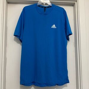 Adidas Men's Aeroready Blue T-Shirt Size Large